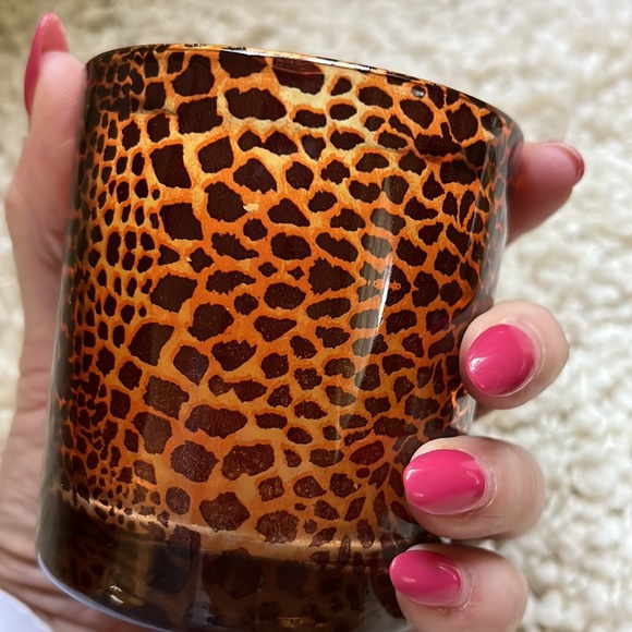 2 Animal Print Glass Candles - Picture 9 of 11